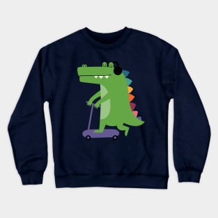 Croco Scooter Crewneck Sweatshirt